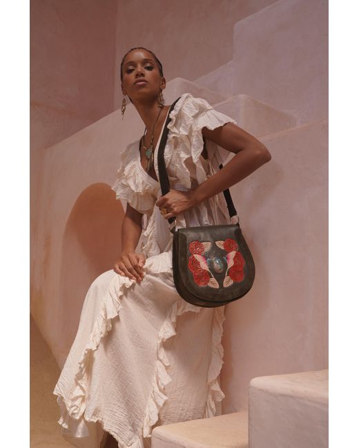 Jodi Lee Green Luna Charm Bag