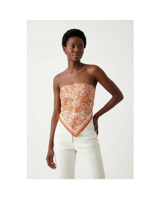 Jessie Zhao New York Pink Terracotta Dream Double Sided Silk Scarf