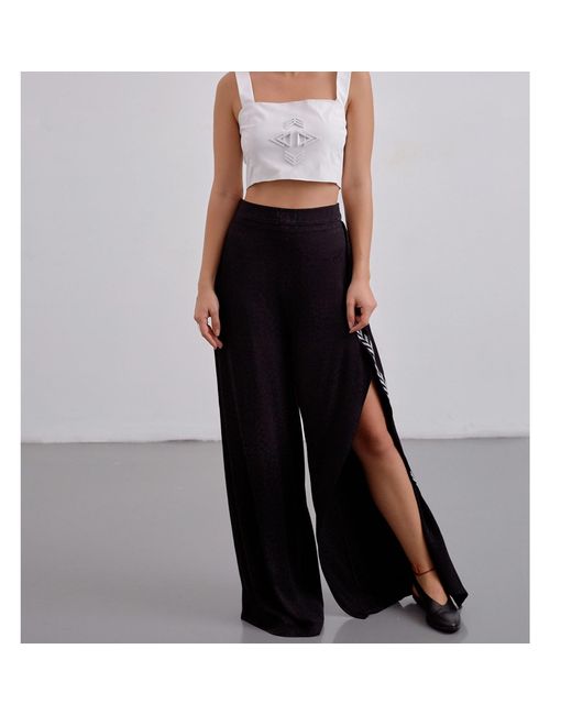 Mirimalist Black Playful Pants