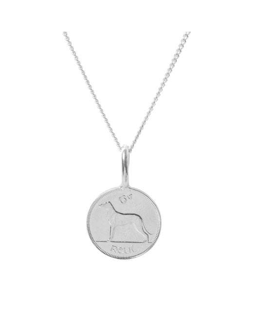 Katie Mullally Metallic Irish 6D Coin Necklace for men