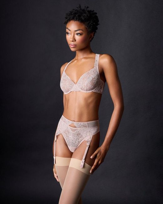 Journelle Pink Neutrals Chloe Demi Bra Champagne Chamblis