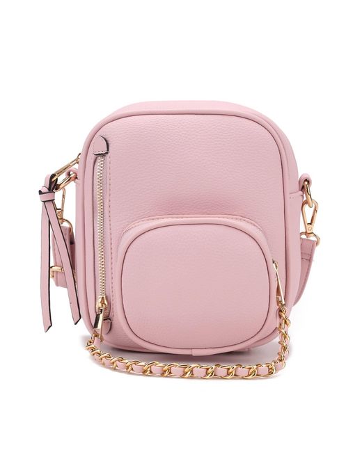 Mkf Collection - J'omor Pink Winona Crossbody Bag Handbag