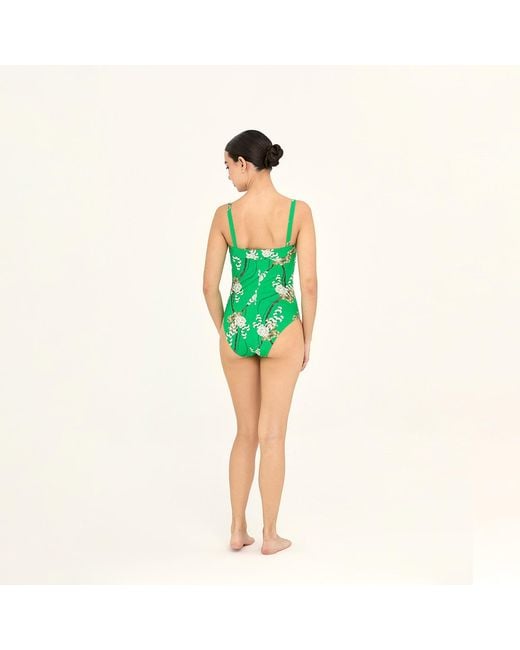 Aguaclara Green Jade One Piece Fixed Straps