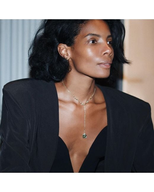Studio Baloge Metallic Suspendue Necklace – Long