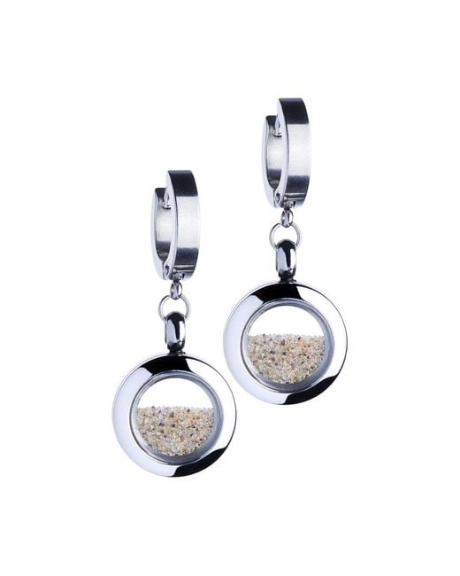 My Little Nature White Neutrals Dangle Earrings