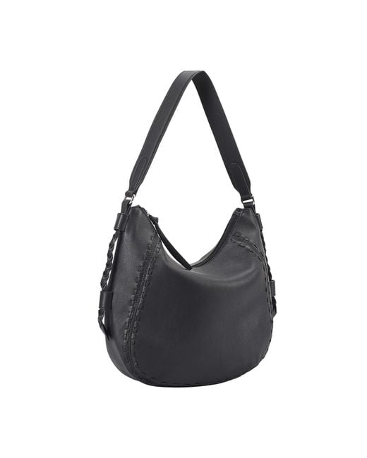 Lloyd Baker Black Penelope Leather Hobo/Shoulder Bag