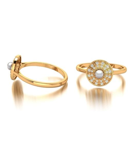 Milchee Metallic Two Seas Ring Petite