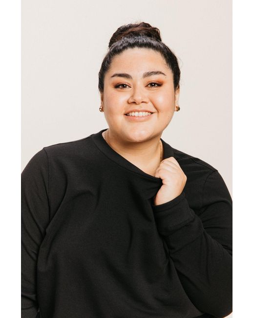 Ocio Leisurewear Black Classic Softcore Crewneck