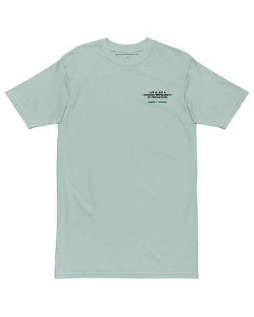 Anchor and Crew Green Ice Balance Le Dance Disco! Heavy Cotton Embroidered T-Shirt for men