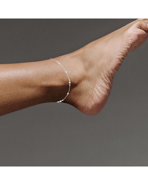 BLOOMTINE | Earth Angel HQ Metallic Illuminess Premium Sterling Sparkle Anklet