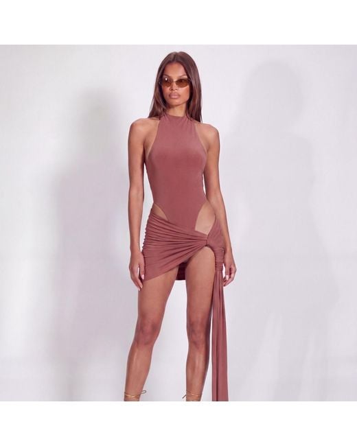 Khéla the Label Red Don'T Stare Bodysuit