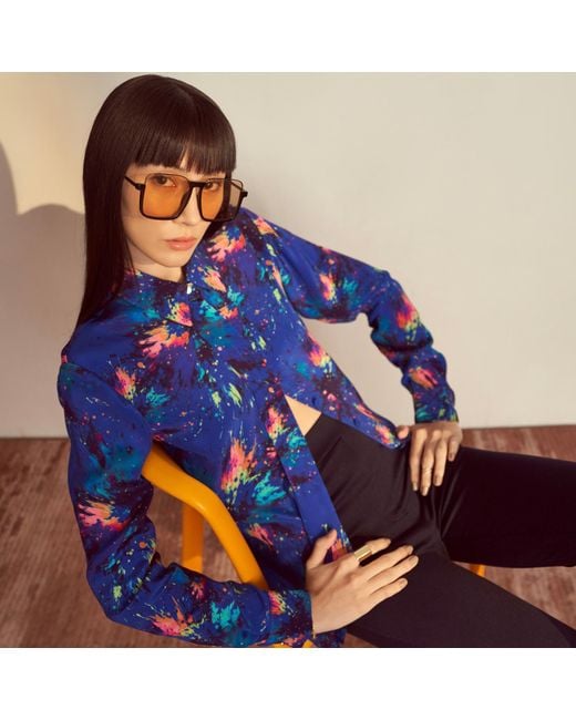 Emma Wallace Blue Lienna Shirt