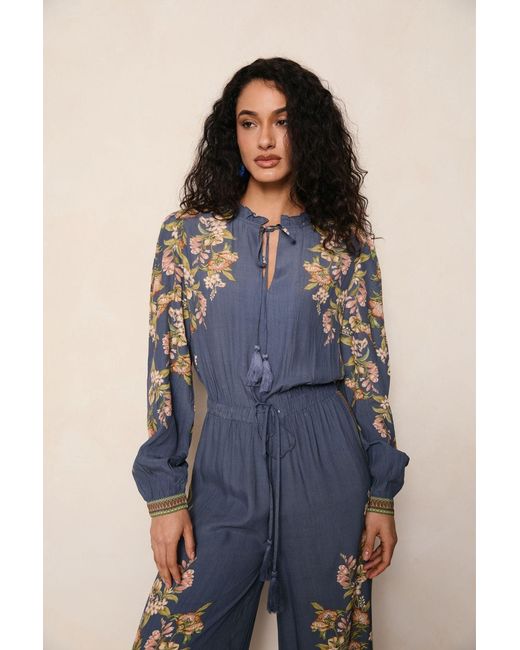 Raishma Blue Hailey Jumpsuit