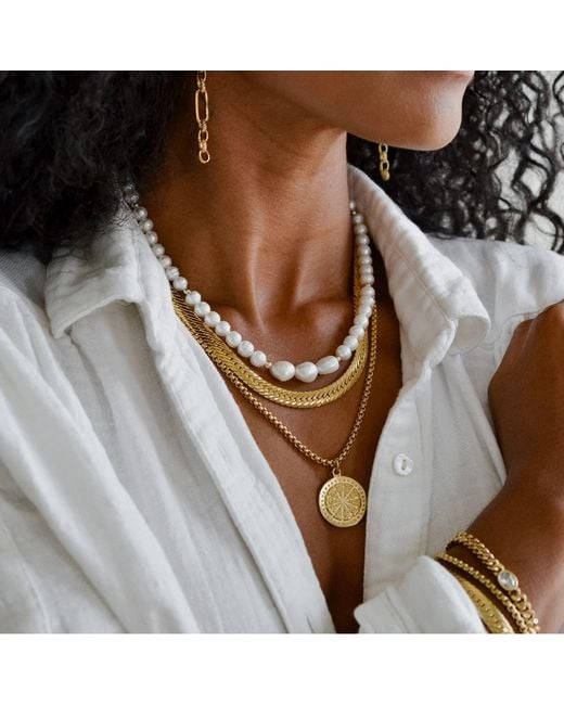 SET & STONES Metallic Solana Necklace