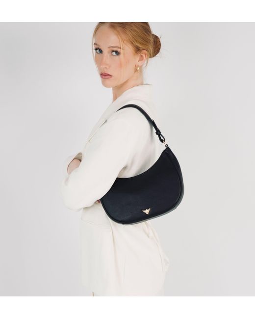 Apatchy London Black The Lucy Leather Bag