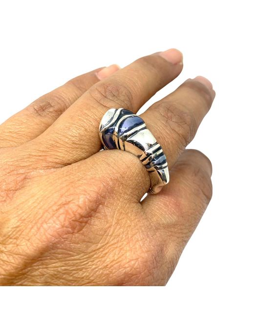 Tg-Jewellery by Tamara Gervasio Blue Eyebrow Enamel Ring