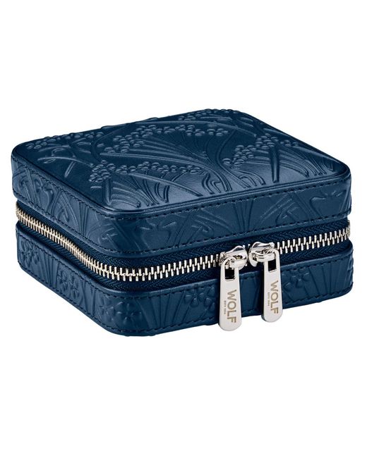 Wolf Blue Liberty Small Travel Jewellery Zip Case