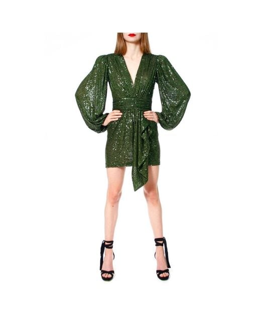 AGGI by HALEWSKI Green Anastasia Vineyard Dress