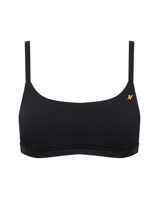 Nudea Black The Scoop Neck Bralette