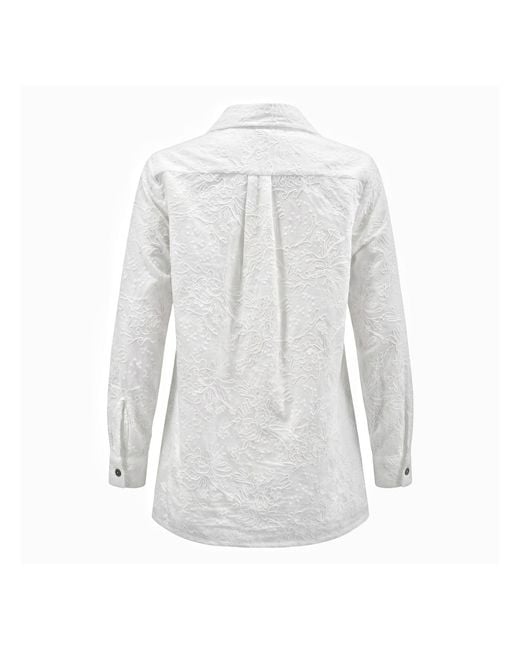 Saniya Khan Gray Cotton Classic Collar Shirt