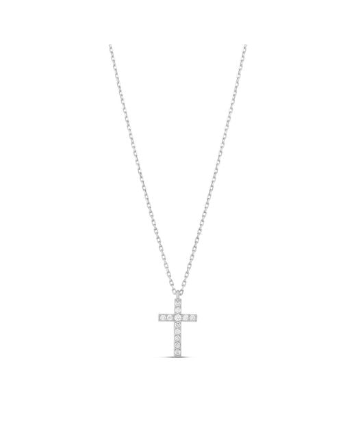 SHYMI Metallic Small Pave Cross