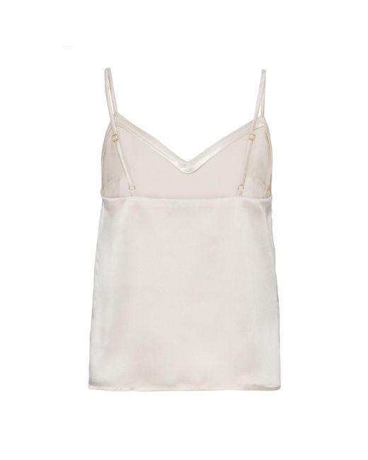 Anse Victorin White Anna Silk Top