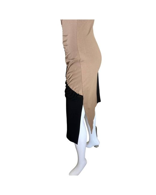 SNIDER Black Neutrals Ying Yang Dress