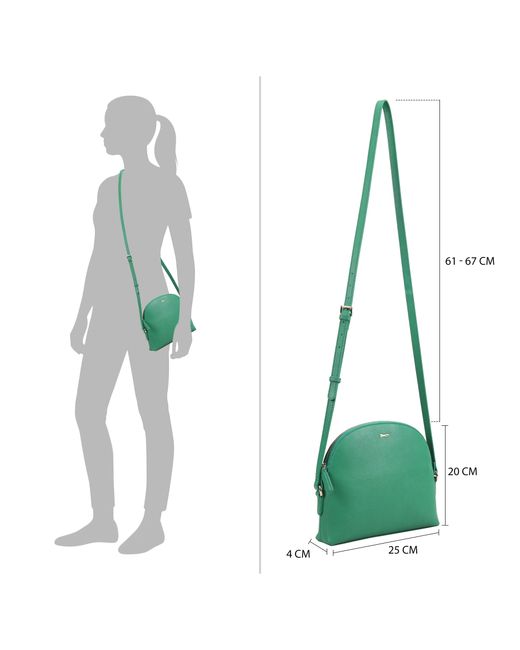 Paul Costelloe Green Healy Crossbody Bag