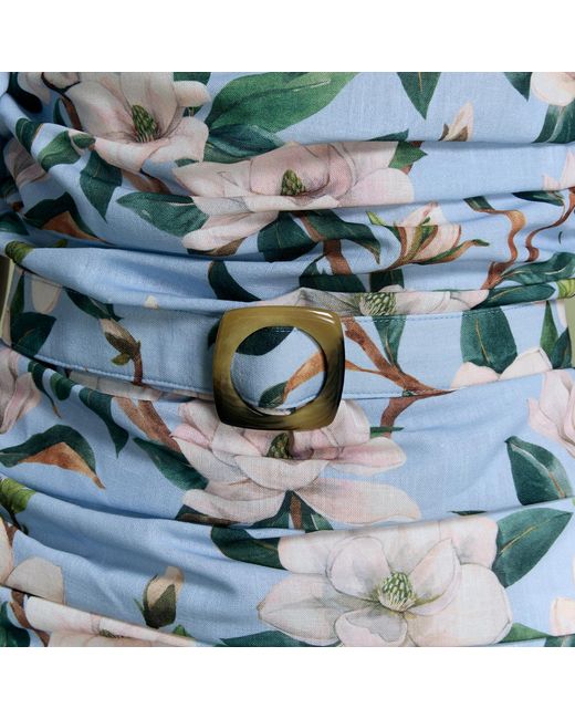 Nur Karaata Blue Champagne Coast Dress