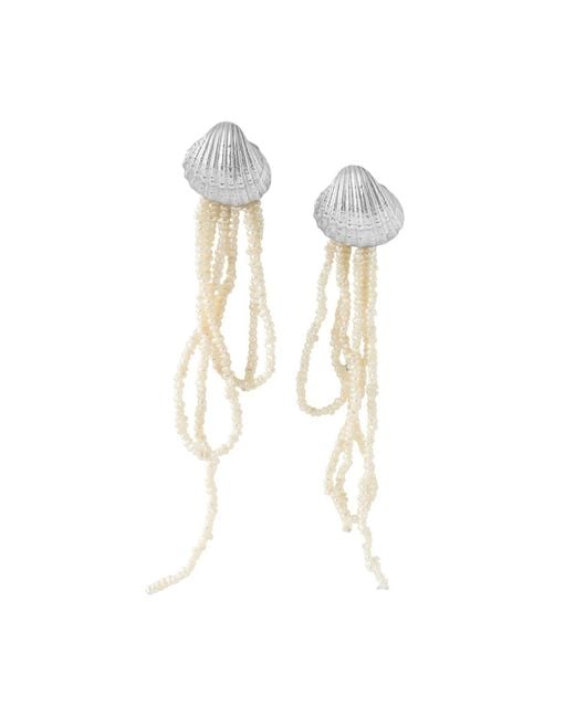 Saras Fine Jewellery White Celeste Drop