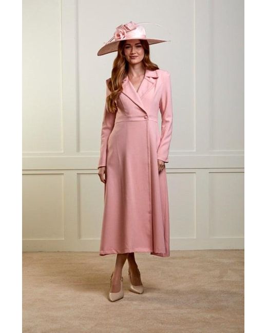 Guinea London Pink Pale Dress Coat