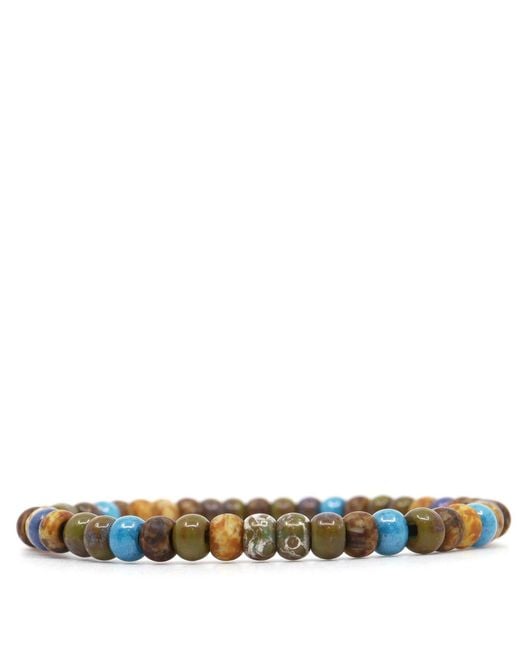 Shar Oke Multicolor Czech Picasso Beaded Bracelet for men