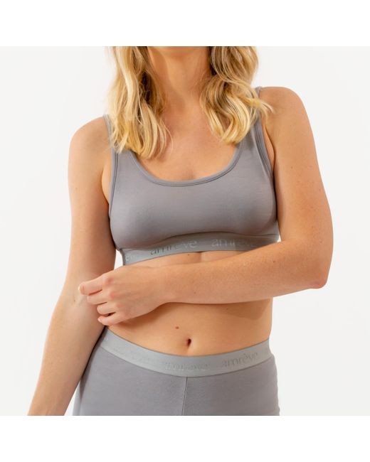Amrêve Gray Organic Bralette