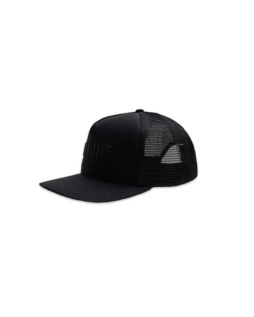 Comune Black Tonal Trucker Hat for men