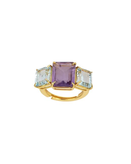Bounkit Multicolor Annette Ring Amethyst