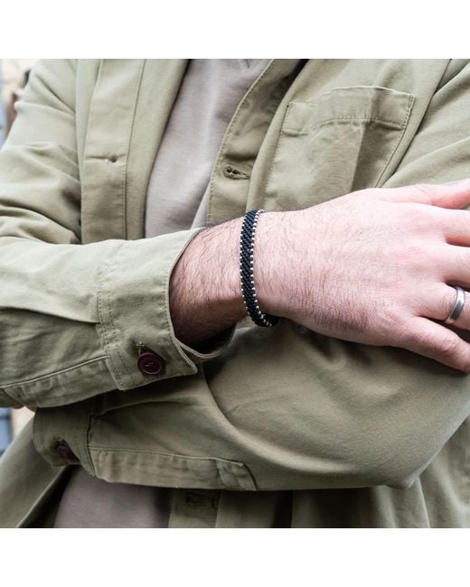 Harbour Uk Blue British Connection Rope Bracelet for men