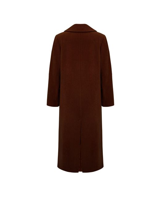 Pcfg Brown Wool Coat