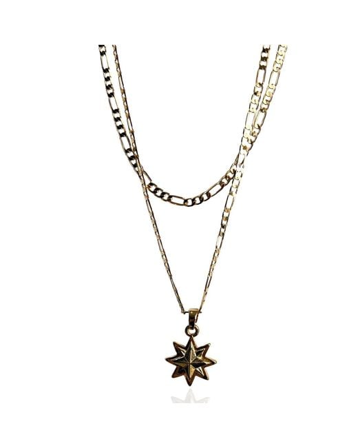 Indigolush Metallic Maxi Sirius Star Necklace