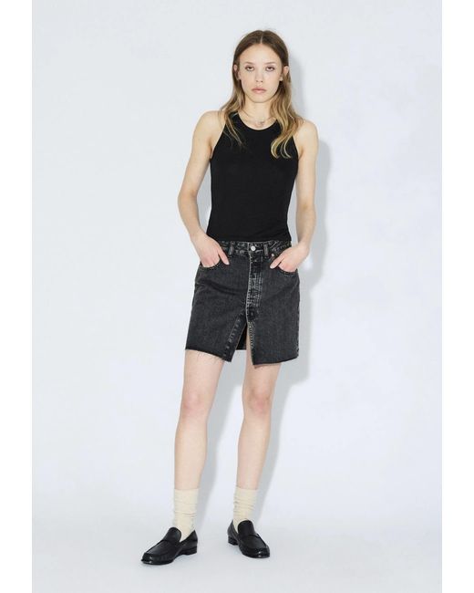 Dr. Denim Black Ara Skirt