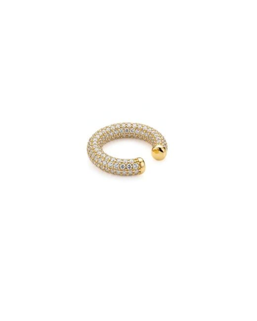 Jaredjamin Metallic Elara Cz Plated Ear Cuff