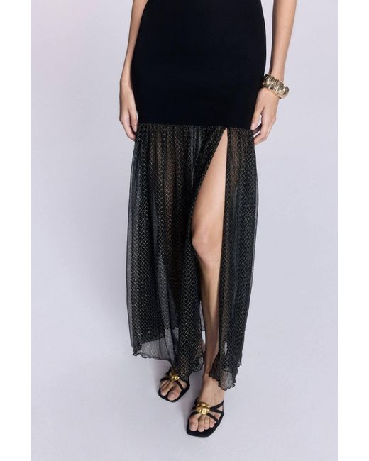 No'design Black Angelina Backless Long Dress
