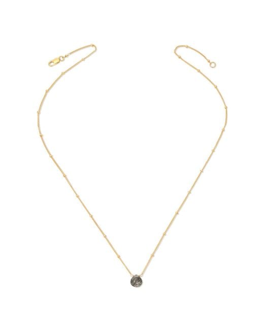 Heather Hawkins Jewelry Metallic Satellite Tiny Gemstone Necklace