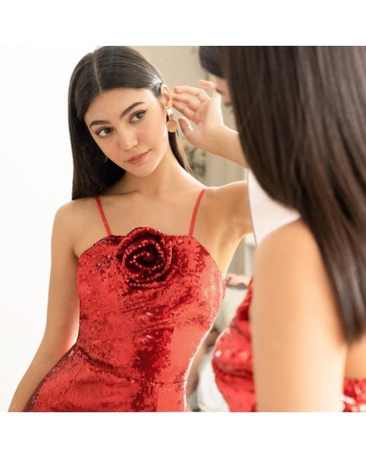 Yumi Kim Red Shea Dress