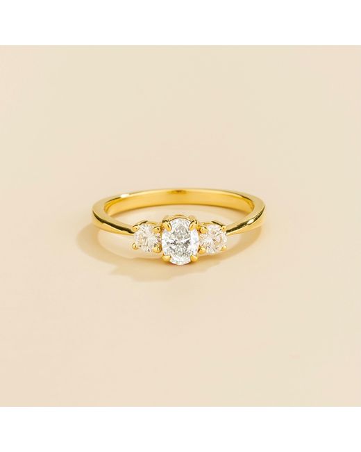 Juvetti Metallic Boble Ring Set With Diamonds