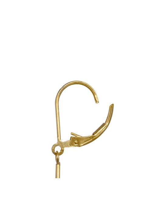 Edge Only Metallic Mini Megastar Drop Earrings 18Ct Vermeil