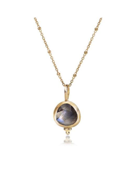 The Jewellery Store London Metallic Labradorite 'You Are Loved' Necklace