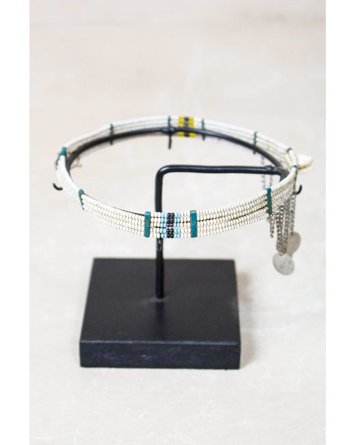 Botanical Boys Black Kenya Maasai Beaded Necklace