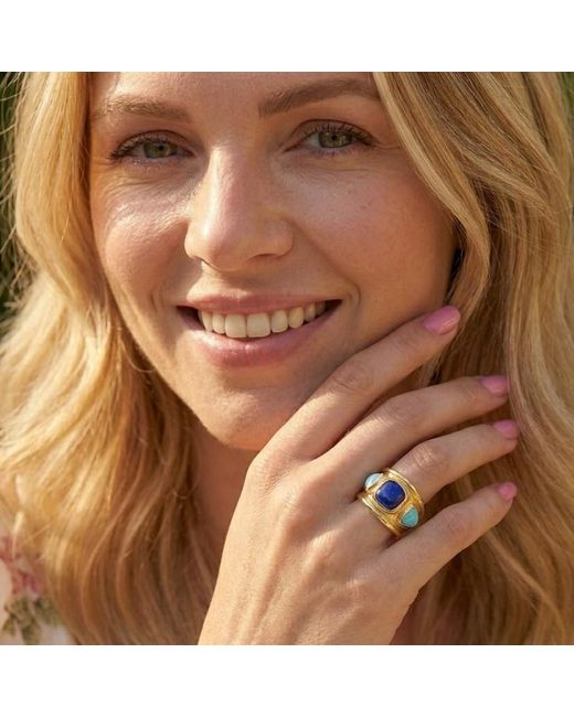 GEM BAZAAR Blue The Pharaoh Ring