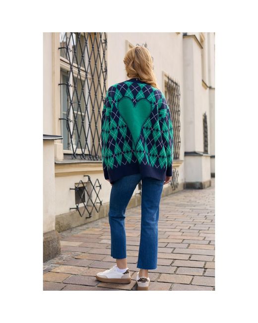 Saachi Green Grandpa Heart Cardigan