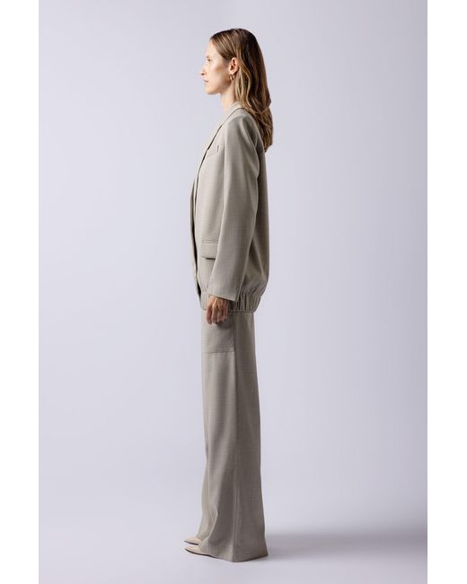 Lendrop Studios Gray Azuna Blazer
